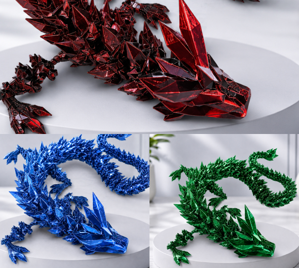The Famous Cinderwing3D Crystal Dragon